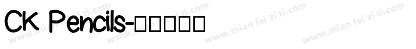 CK Pencils字体转换